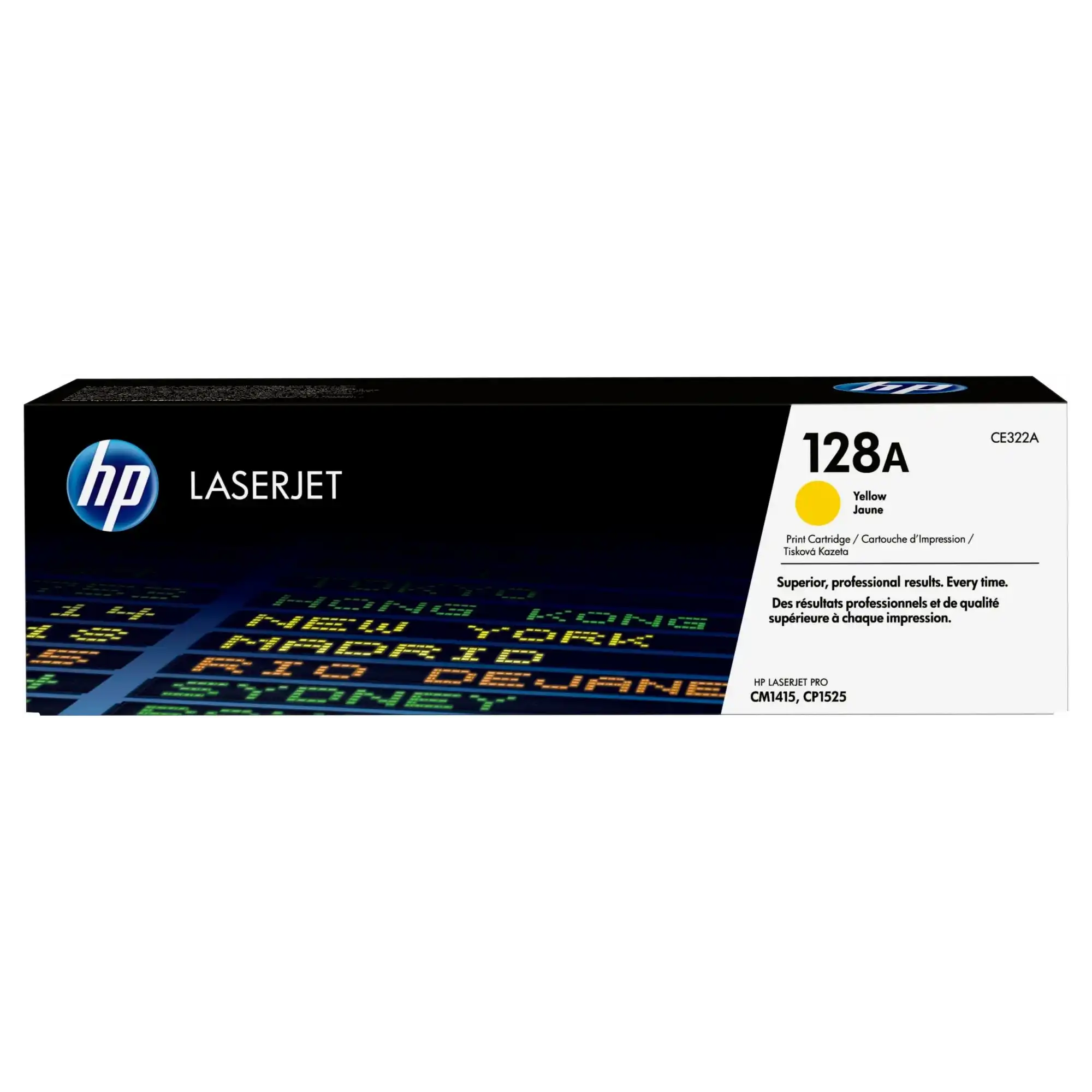 Toner HP LaserJet d'origine - HP 128A Jaune (CE322A)