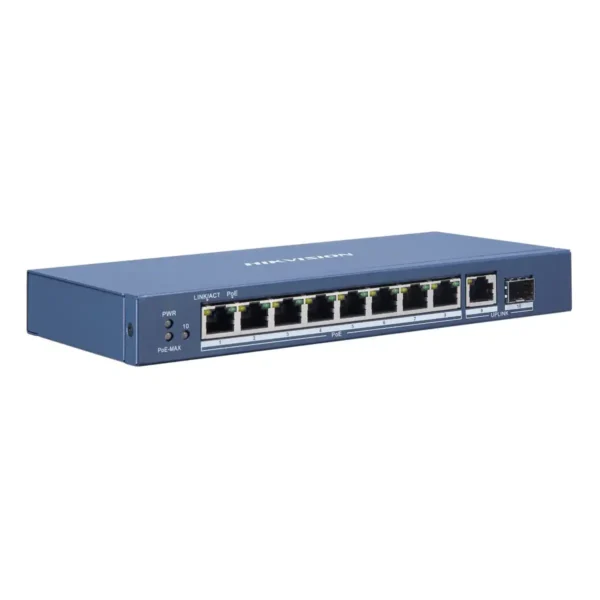 8 Port Gigabit Unmanaged POE Switch DS-3E0510P-E/M – Image 2