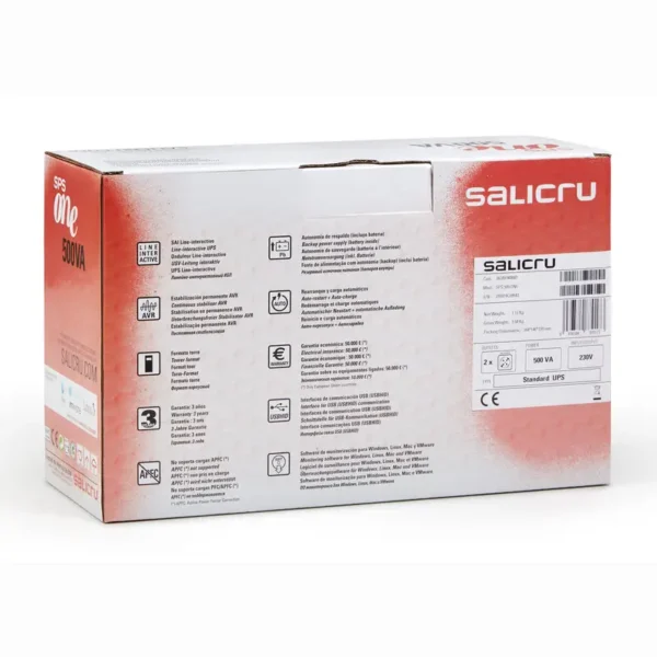 Onduleur Salicru SPS ONE 662AF000002 – Image 3