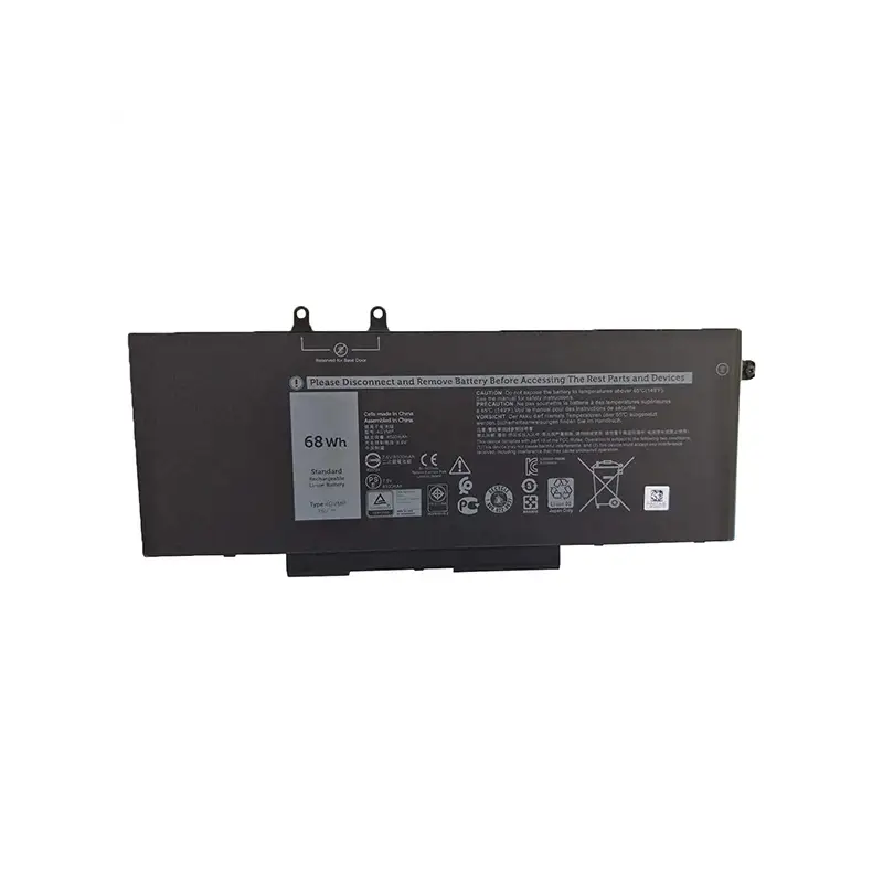 Batterie PC Portable Dell 68Wh 7.6V Latitude 5400 5500, Precision 3540 3550