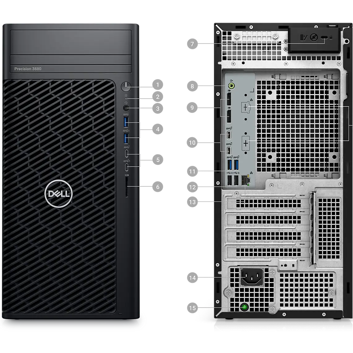 Station de travail Dell Precision 3680 TW – i7 14th (046846-3680/3) – Image 3