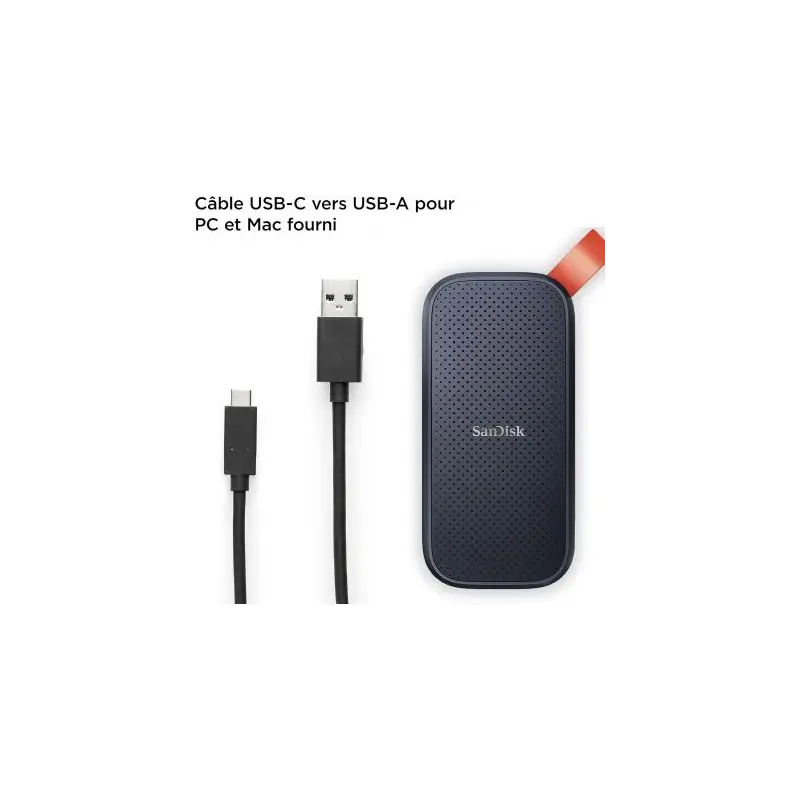 Disque dur Externe SSD SanDisk 2To (SDSSDE30-2T00-G26) – Image 2
