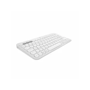 Clavier Logitech Sans Fil Bluetooth Pebble Keys 2 K380s Mini – Blanc (920-011804)