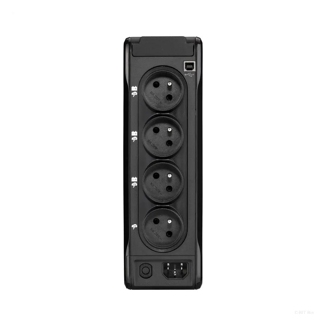 Onduleur Eaton Off-line 3P Ellipse 3P700UF - 420 W / 700 VA - 4 prises FR + USB – Image 3