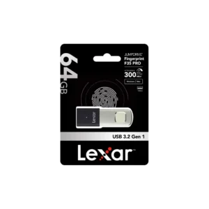 Clé USB Lexar 3.2 Gen1 F35pro 64 Go, empreinte digitale, 300/150 Mo/s