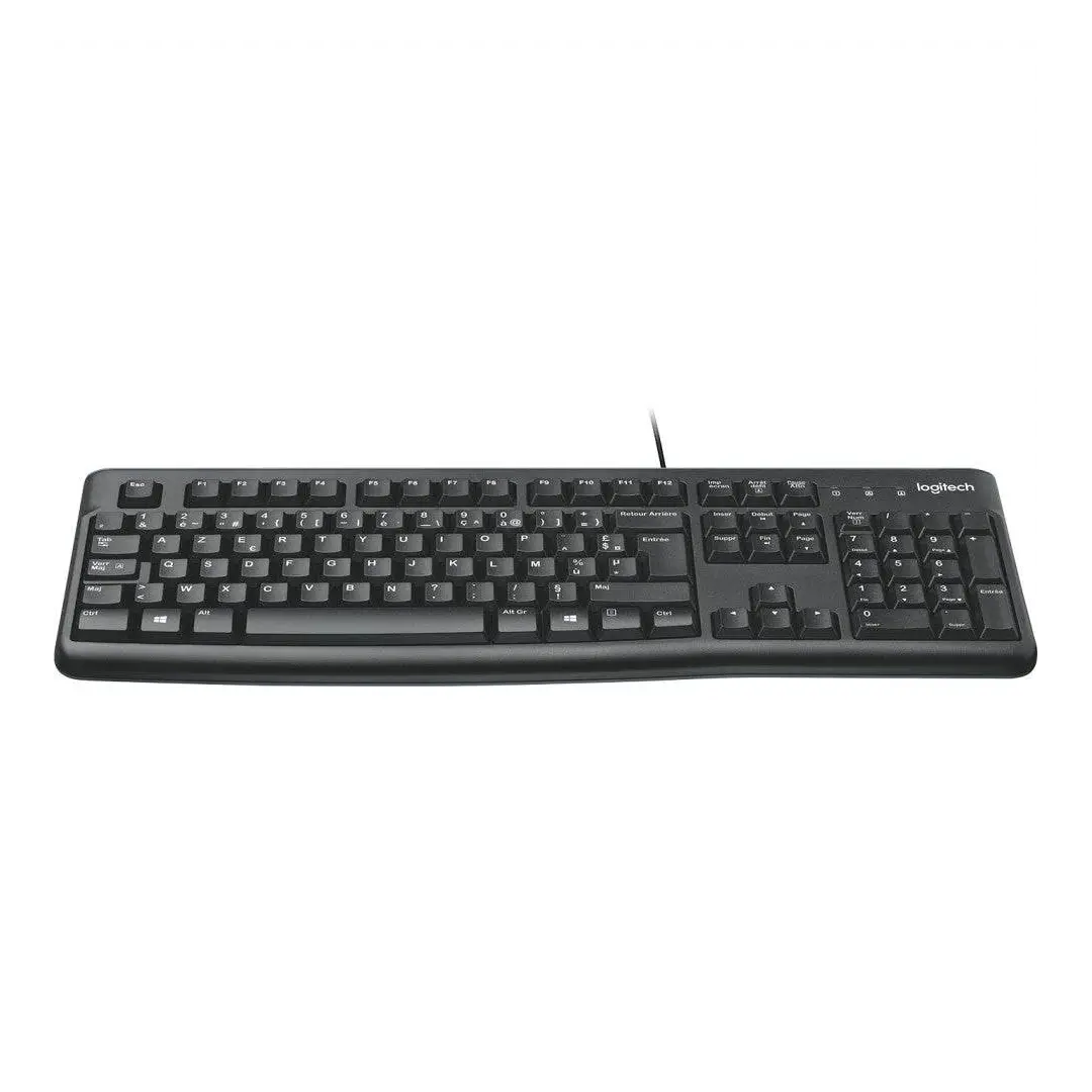 Clavier Logitech filaire K120 – AZERTY Français – Noir. – Image 2